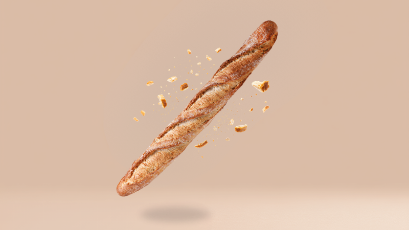 Bagietka pszenno-żytnia na zakwasie