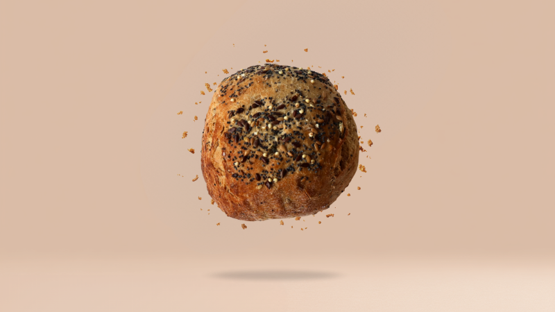 Bułka premium z ziarnami na zakwasie