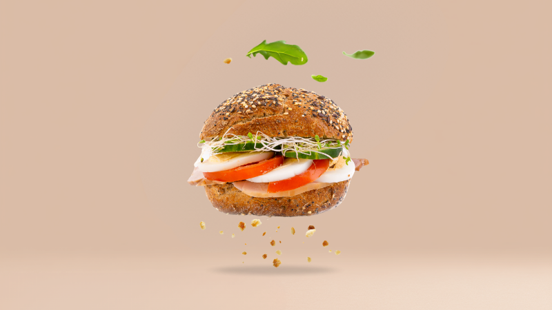 Kanapka premium z polędwicą w ziołach