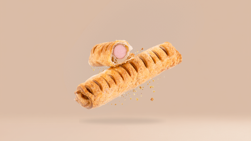 Parówka w cieście francuskim