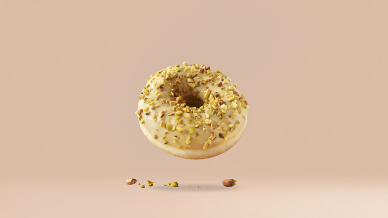 Donut pistacjowy