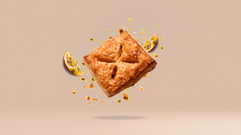 Ciastko francuskie mango marakuja