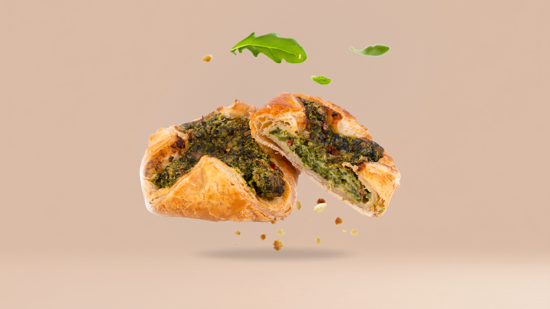 Koszyk ze szpinakiem