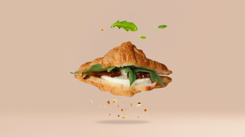 Mini croissant z kurczakiem