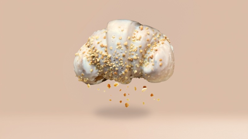 Rogal z białym makiem